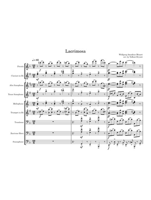 Lacrimosa – Wolfgang Amadeus Mozart