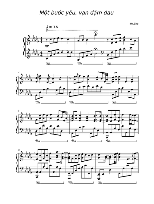 Một bước yêu, vạn dặm đau