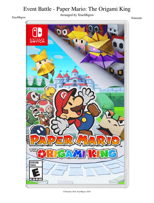 (Piano) Event Battle - Paper Mario The Origami King