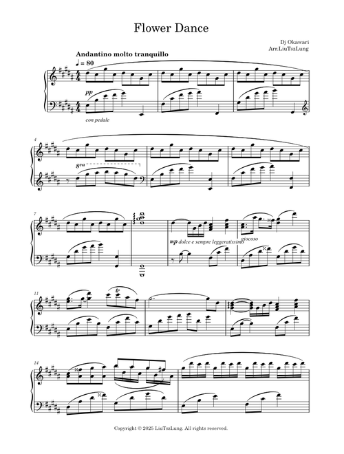 Flower Dance – Unknown author
