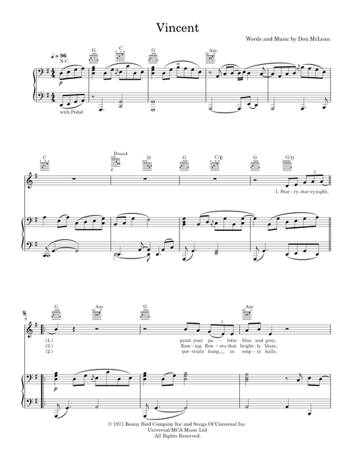 Vincent - James Blake (Piano-Voice)