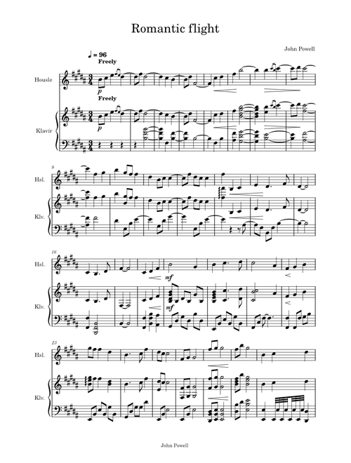 Romantic Flight – John Powell Romantic flight