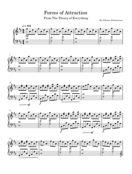 Forces of Attraction – Johann Johannsson