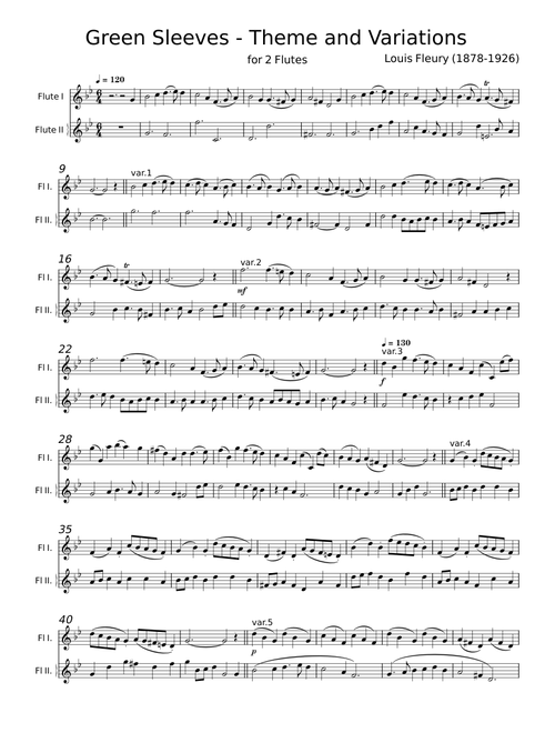 Green sleeves - Misc tunes