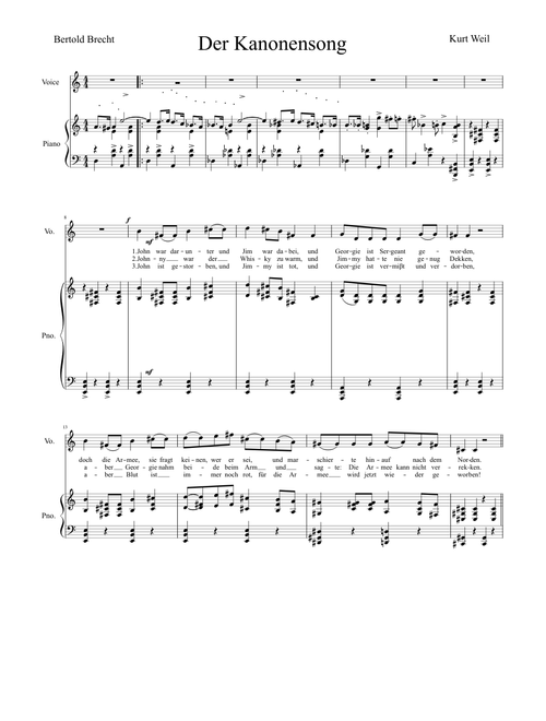 Der Kanonensong