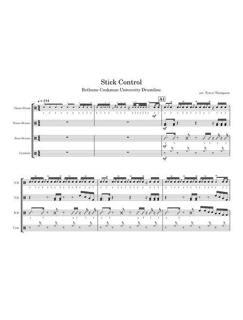 Stick Control - BCU