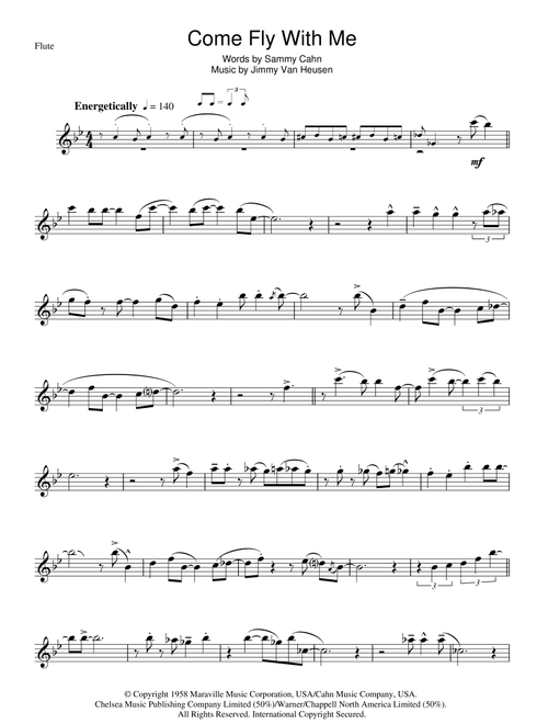 Come Fly With Me - Frank Sinatra (Flute Solo)