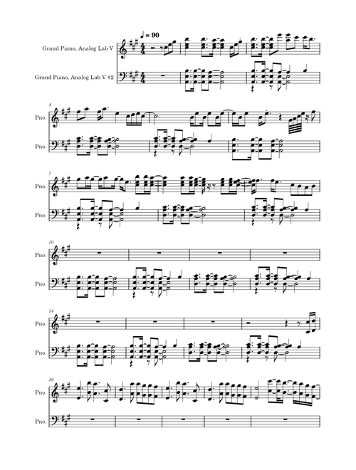 Driving home for christmas – Chris Rea - *NOT FINISHED* - Supportive Piano Duet
