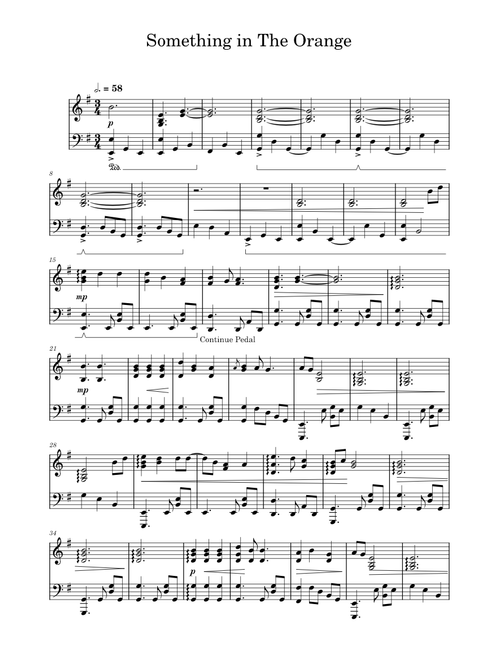 Something In The Orange - Zach Bryan