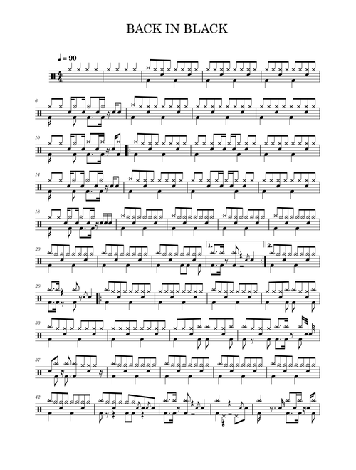 Back in black – AC/DC
