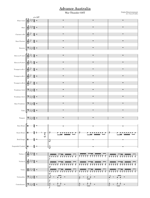 Advance Australia – Gaijin Entertainment – Orchestral Transcription