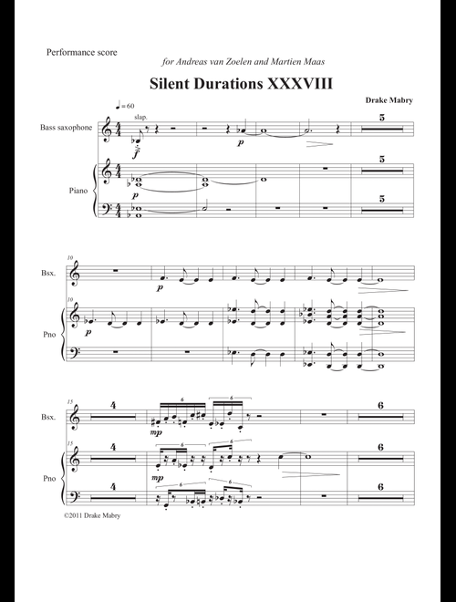 Silent Durations XXXVIII (a Zen experience) - Drake Mabry (Instrumental Duet)
