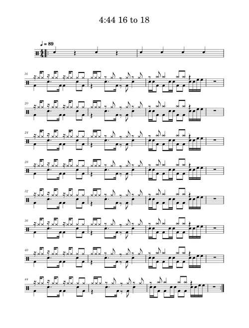 4:44 – Jay-Z 4-44 16 to 18