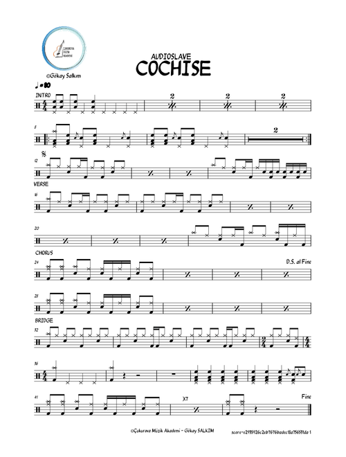 Cochise - Audioslave (Drum)