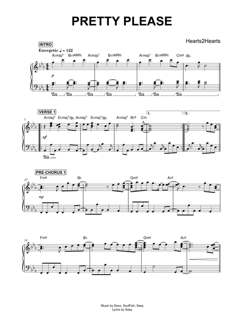 Pretty Please - Hearts2Hearts (Piano)