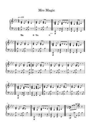 Play Official version of Mrs Magic Sheet Music by Strawberry Guy for ...
