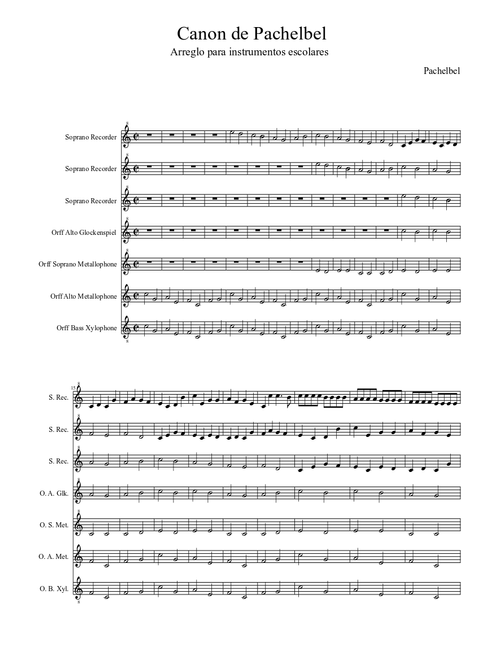 Canon de Pachelbel