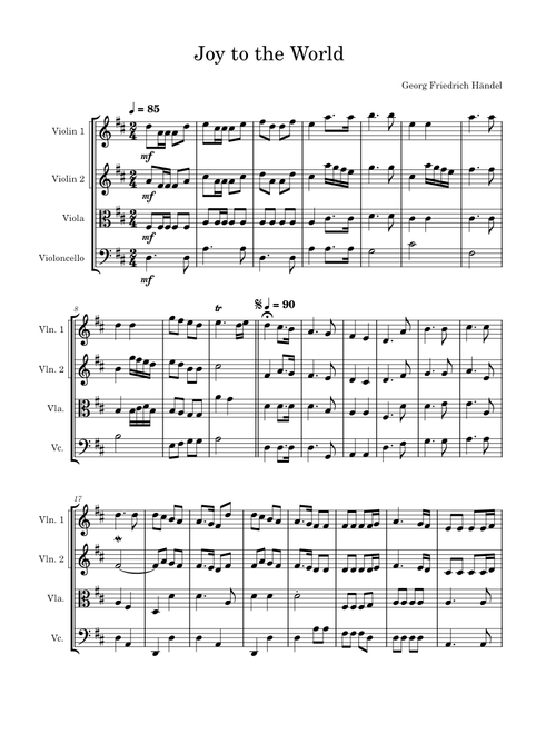Joy To The World – Georg Friedrich Händel