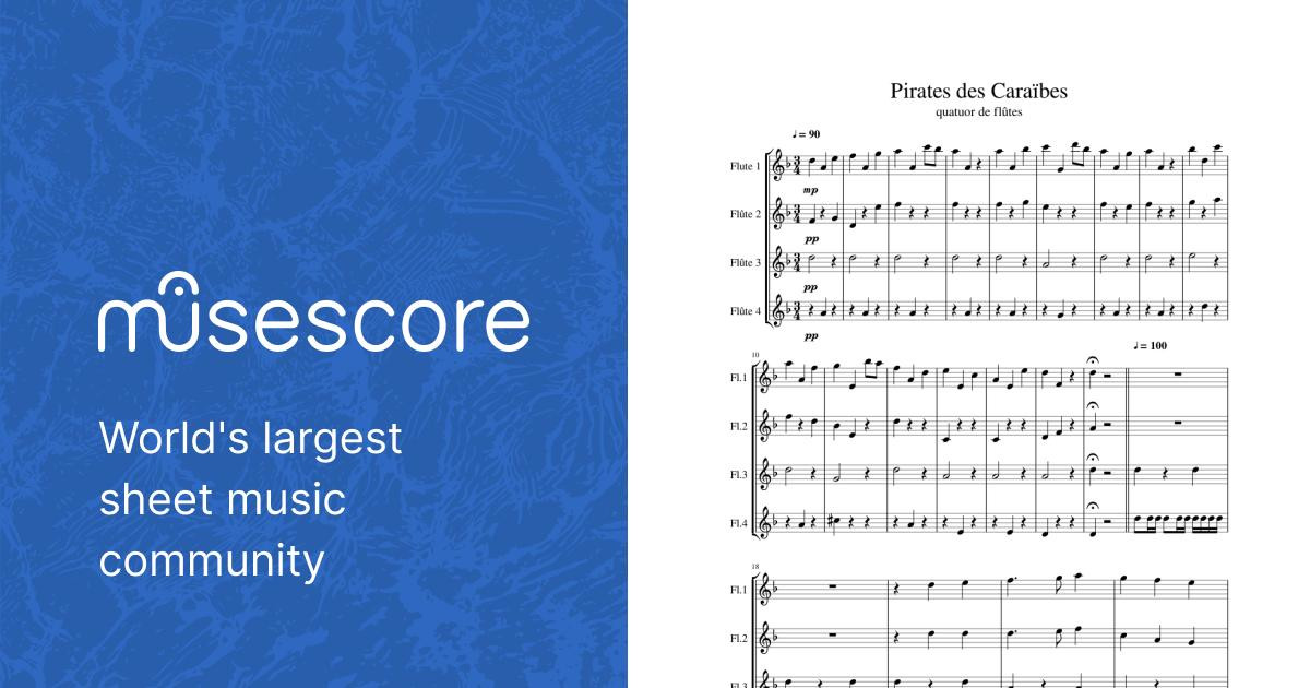 【吹奏楽譜】PIRATES OF THE CARIBBEAN Pirates of the Caribbean Easy Piano Sheet Music for Piano