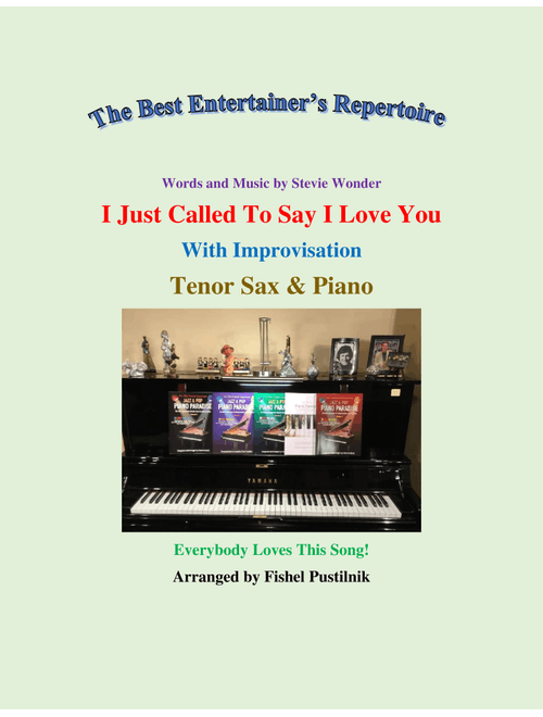 I Just Called To Say I Love You (Arr. Fishel Pustilnik) - Stevie Wonder (Small Ensemble)