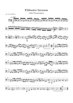 Battle Cats - Filibuster Obstructa Invasion Orchestrated Sheet Music ...