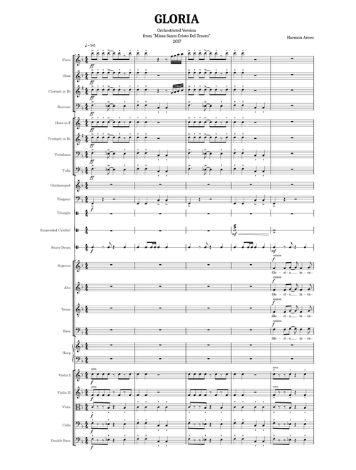Gloria (Orchestrated Version) by Harmon Arceo from Missa Santo Cristo Del Tesoro