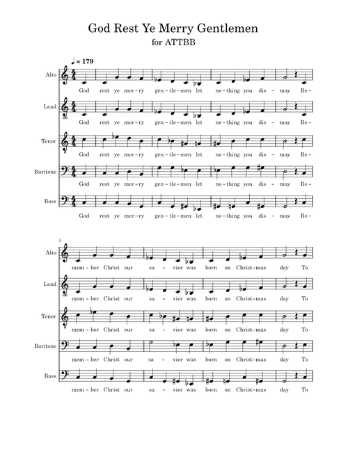 God Rest Ye Merry Gentlemen - Pentatonix