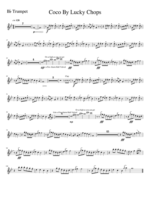 Coco -  Lucky Chops B-Trumpet