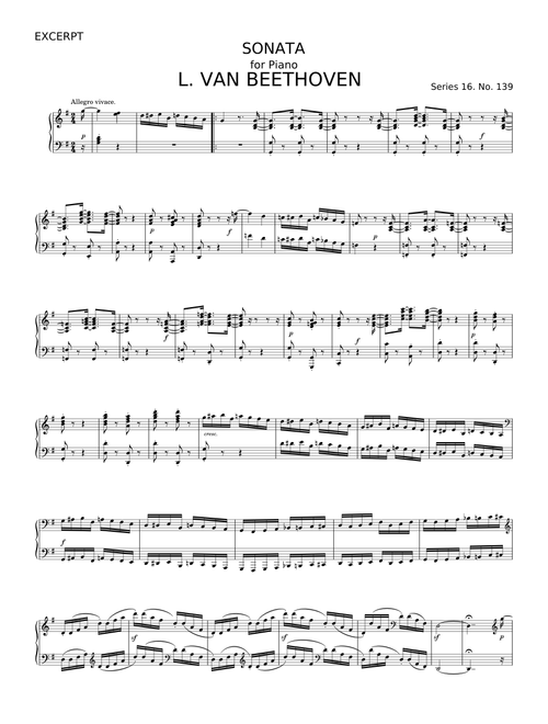 Piano Sonata No.16, Op.31 No.1 - Ludwig van Beethoven