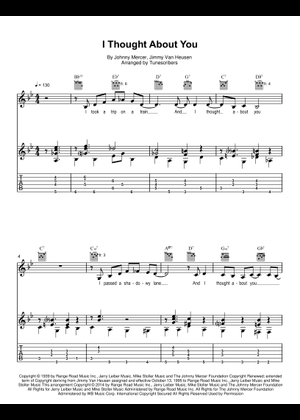 ビッグバンド楽譜「I Thought About You」 ビッグバンド楽譜「I Thought About You」 ビッグバンド楽譜「I
