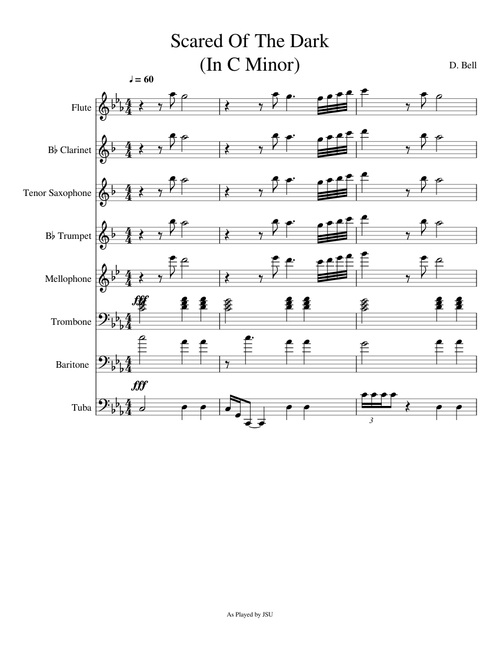 Scared Of The Dark (In C Minor)