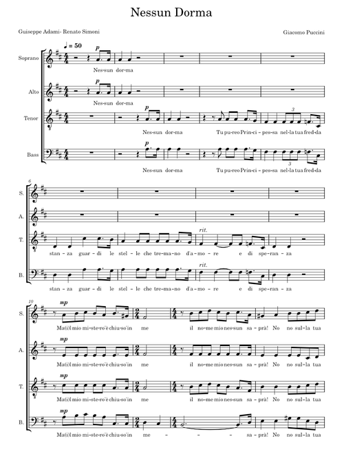 Nessun Dorma choeur.mscz