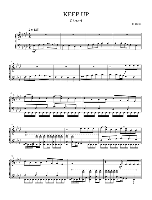 KEEP UP – Odetari