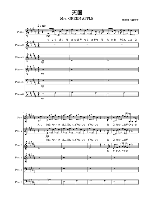 Chusonest | Free sheet music | Download PDF or print on
