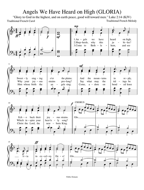 Angels we have heard on high - Misc Christmas