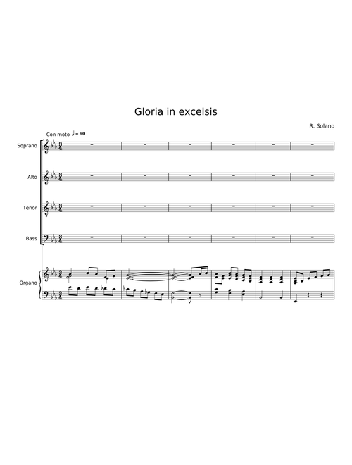 Gloria, in excelsis Deo - Misc Traditional