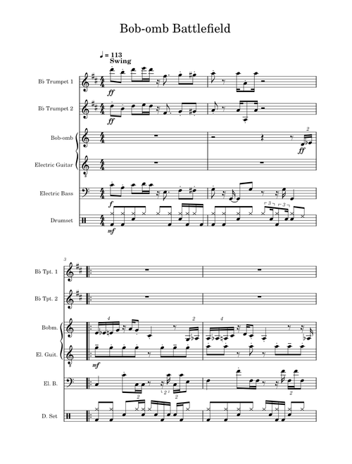 Bob-omb battlefield – Koji Kondo, 近藤 浩治