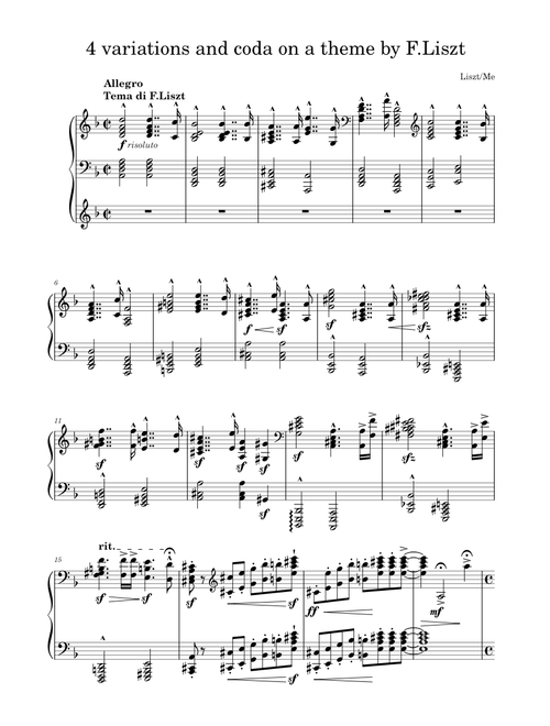 Transcendental Etude No. 4: Mazeppa – Franz Liszt
