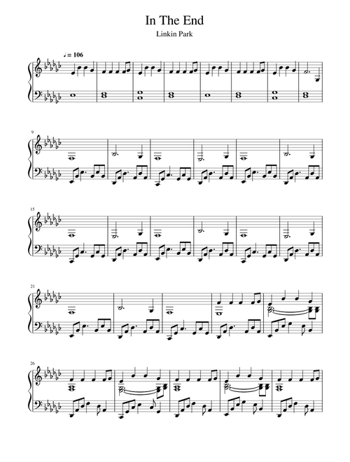 In The End - Linkin Park