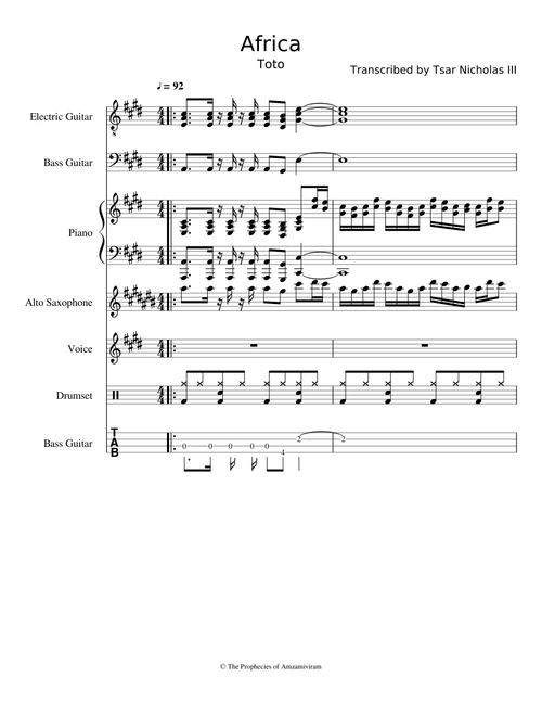 Africa by Toto
