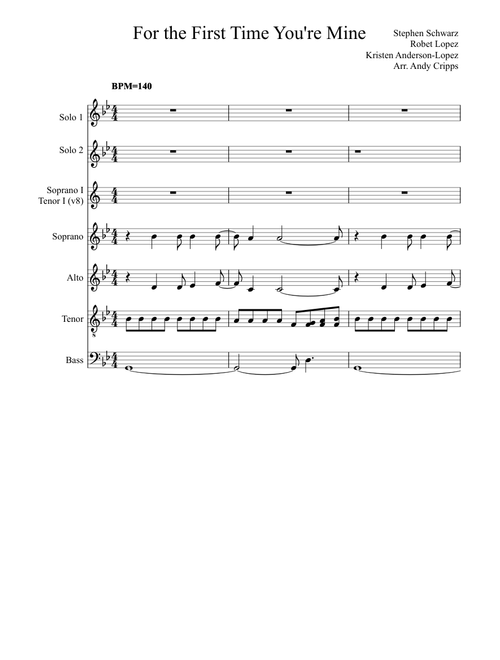 For the First Time You' re Mine: Frozen-Wicked Medley WIP