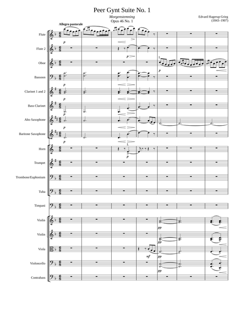 Morning Mood from Peer Gynt Suite No. 1 – Edvard Grieg