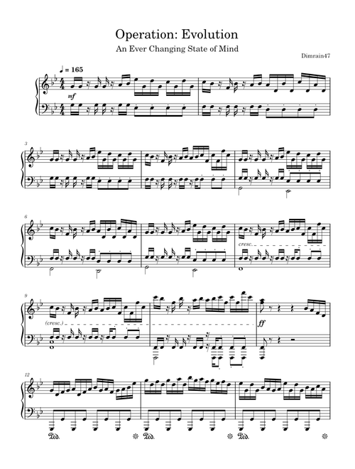 Operation: Evolution [Piano Solo]