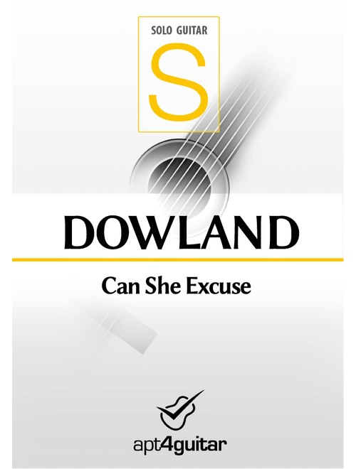 Can She Excuse (Arr. Roberto García) - John Dowland (Solo Guitar)