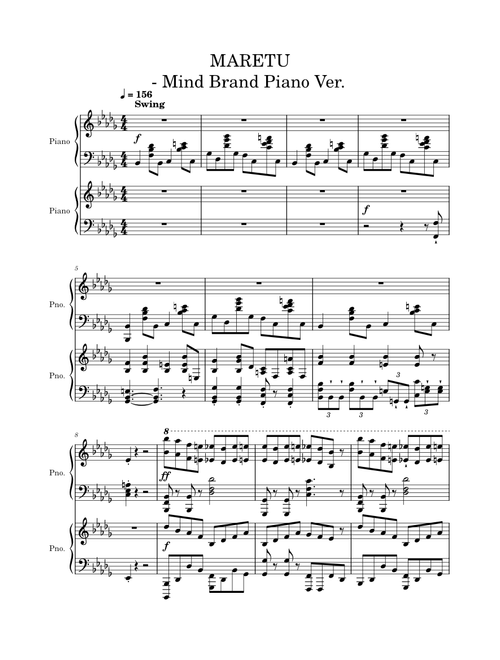 MARETU - Mind Brand Piano Ver.