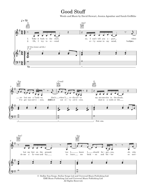 Good Stuff - Griff (Piano-Voice-Guitar)