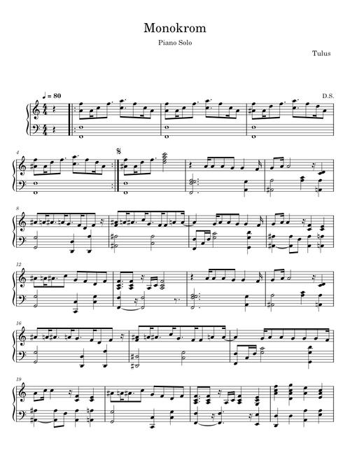 Monokrom - Tulus (Indonesia)