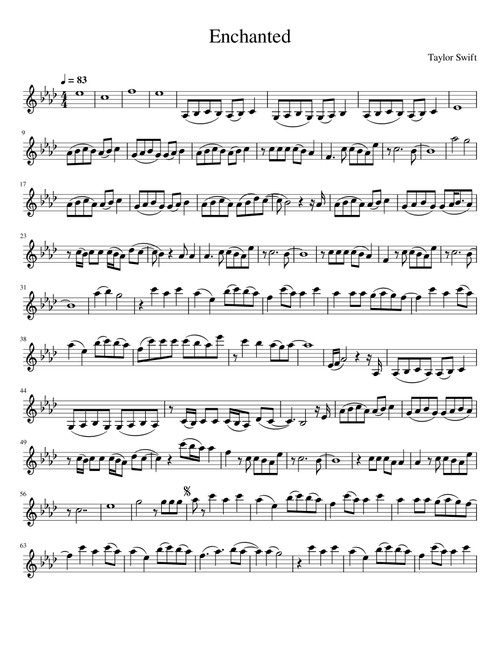Enchanted (Arr. Julia Mills) - Taylor Swift (Violin Solo)