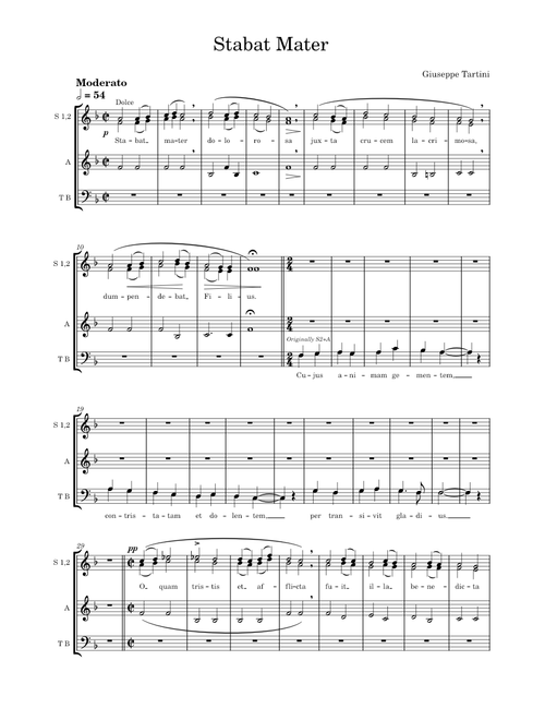 Stabat Mater - Giuseppe Tartini