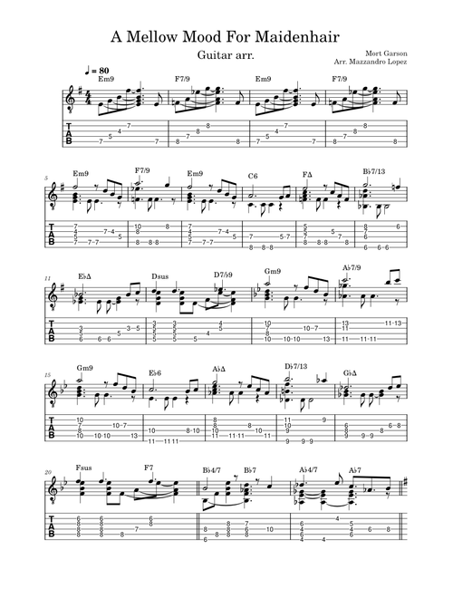 A Mellow Mood For Maidenhair – Mort Garson [Guitar]